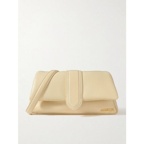 Jacquemus Le Bambimou Padded Leather Shoulder Bag - Ivory $1195 - Picture 1 of 15